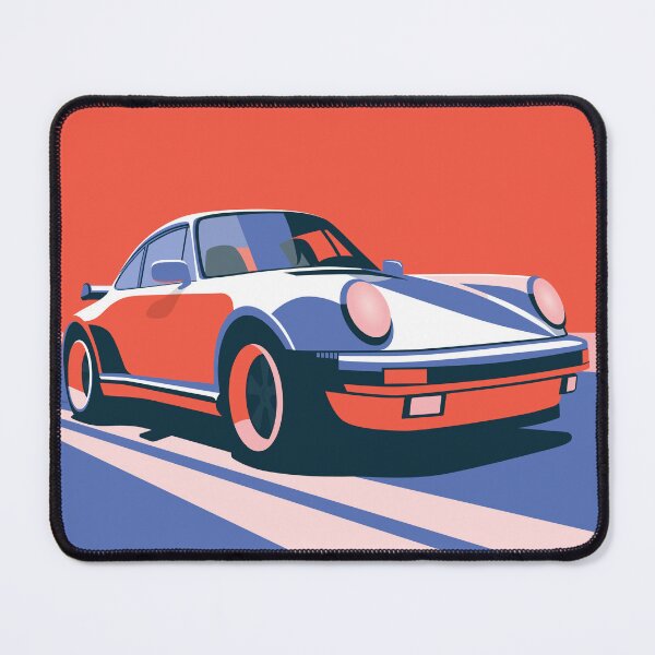 Artikelvorschau, Porsche 930 Turbo Pop-Art-Druck entworfen und verkauft von blackdogshop.