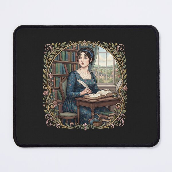 Item preview, Jane Austen Writing At Her Desk designed and sold by Owcomm.