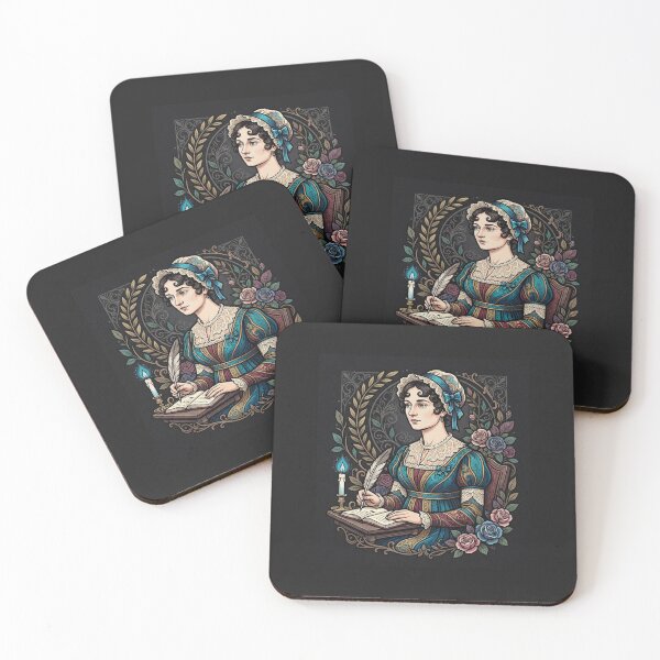 Item preview, Jane Austen Writing With A Feather Pen designed and sold by Owcomm.