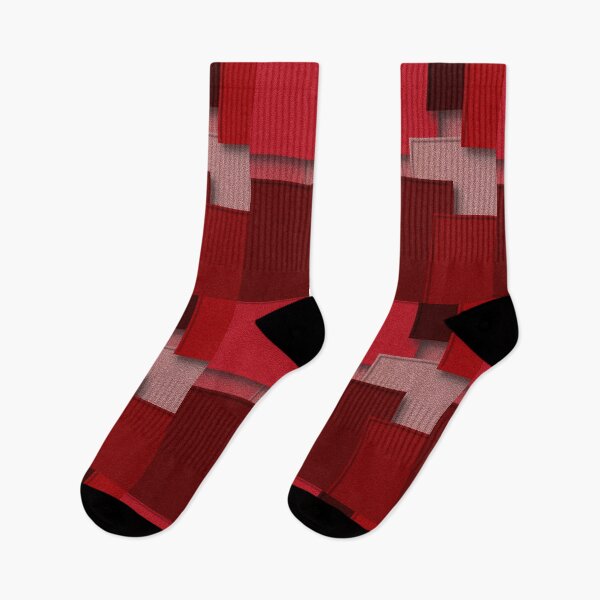 Item preview, Abstract Red Textured Geometric Layers designed and sold by Javier Narváez Solarte.