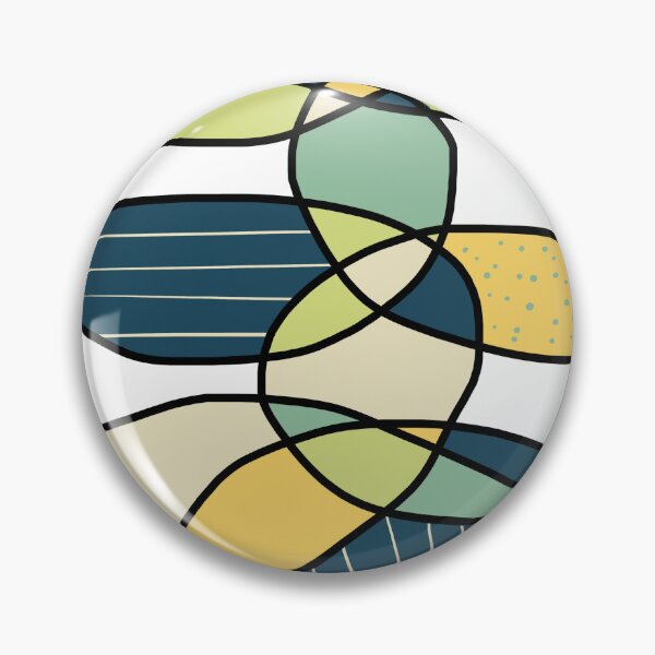 Item preview, Mid Century Modern Stacked Pebbles Abstract Art designed and sold by UmaDupla.