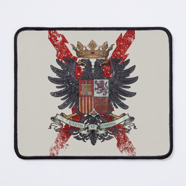 Item preview, Spanish Imperial Eagle & Burgundy Cross designed and sold by Lidra Zehcnas.