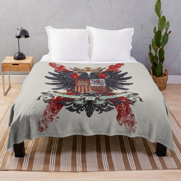 Item preview, Spanish Imperial Eagle & Burgundy Cross designed and sold by Lidra Zehcnas.
