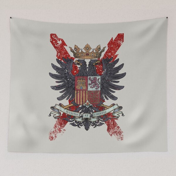 Item preview, Spanish Imperial Eagle & Burgundy Cross  designed and sold by Lidra Zehcnas.