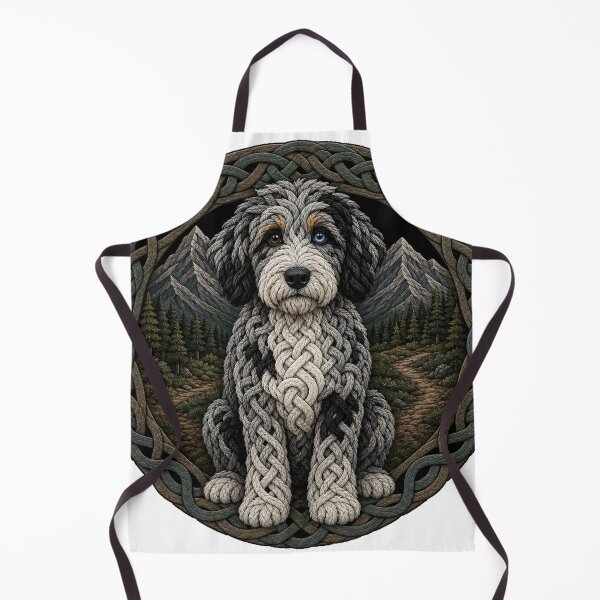 Item preview, Celtic Knot Hiking Aussiedoodle designed and sold by Freckled-Monkey.