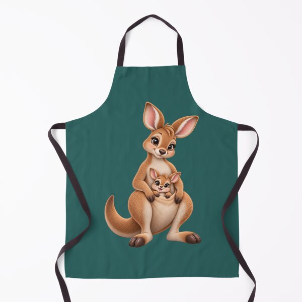 Item preview, Cute Mother Kangaroo and Baby Joey – Australian Animal Mom designed and sold by HO•Designs.