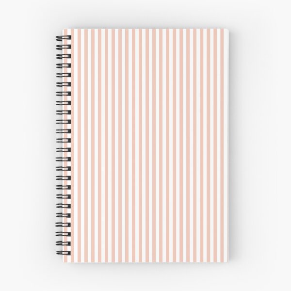 Item preview, Salmon pink and white vertical stripes pattern designed and sold by Karf  ..