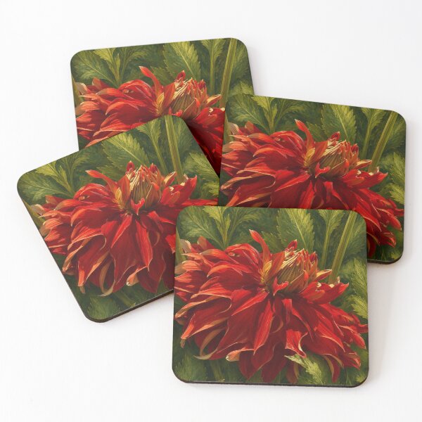 Item preview, Red Dahlia designed and sold by Sarah Curtiss.