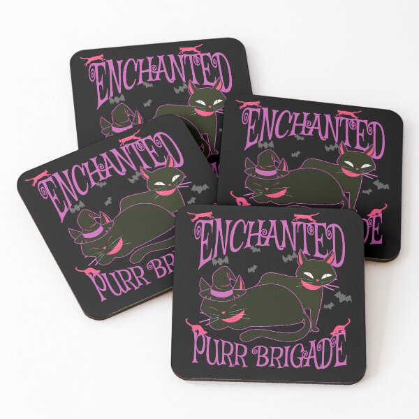 Item preview, Enchanted Purr Brigade Witchy Cat Duo designed and sold by FaeryNuff.