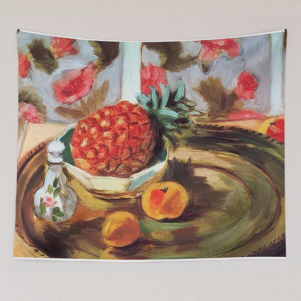 Item preview, Still life with pineapple 1924 designed and sold by VeilOfPigments.
