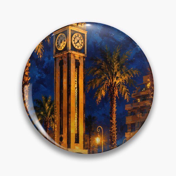 Item preview, Homs Clock Tower - Oil Painting Style designed and sold by Huroof.