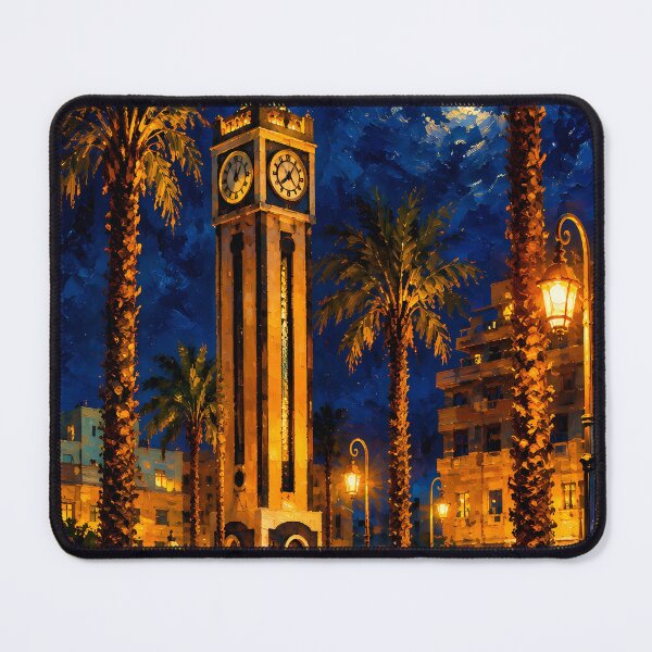 Item preview, Homs Clock Tower - Oil Painting Style designed and sold by Huroof.
