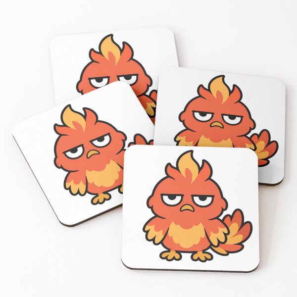 Item preview, Grumpy Phoenix | Funny Unimpressed Mythical Bird designed and sold by Bitchy Little Things.