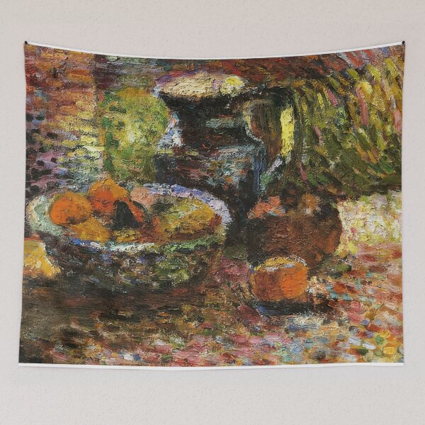 Item preview, Still life with pitcher and fruit designed and sold by VeilOfPigments.