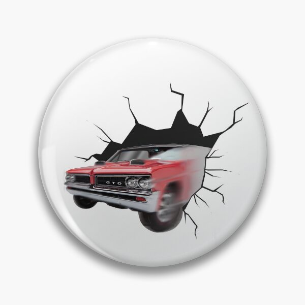 Item preview, FUNNY CLASSIC CARS, VINTAGE RED 1964 GTO, AMERICAN MUSCLE CARS designed and sold by classic car craze.