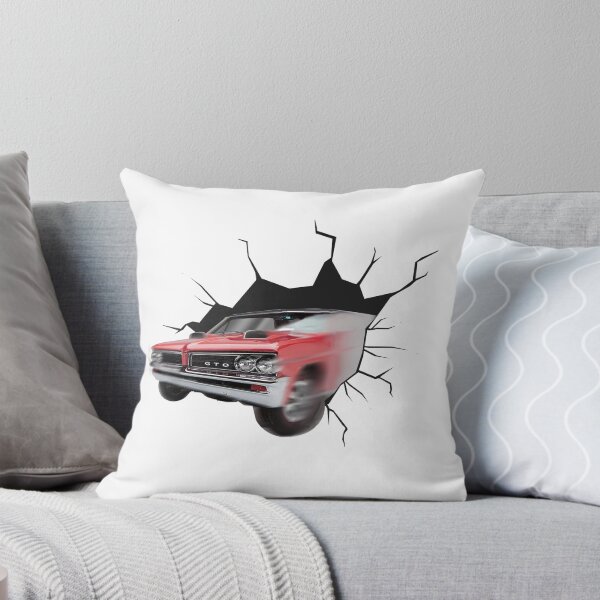Item preview, FUNNY CLASSIC CARS, VINTAGE RED 1964 GTO, AMERICAN MUSCLE CARS designed and sold by classic car craze.