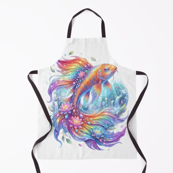 Item preview, Mystical koi fish rainbow fins designed and sold by kidoramagic.