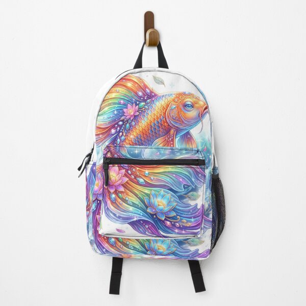 Item preview, Mystical koi fish rainbow fins designed and sold by kidoramagic.