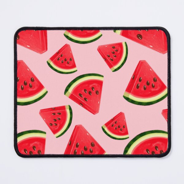 Item preview, Cute Pink Watermelon Pattern | Summer Fruit Illustration Print designed and sold by mashumallow.