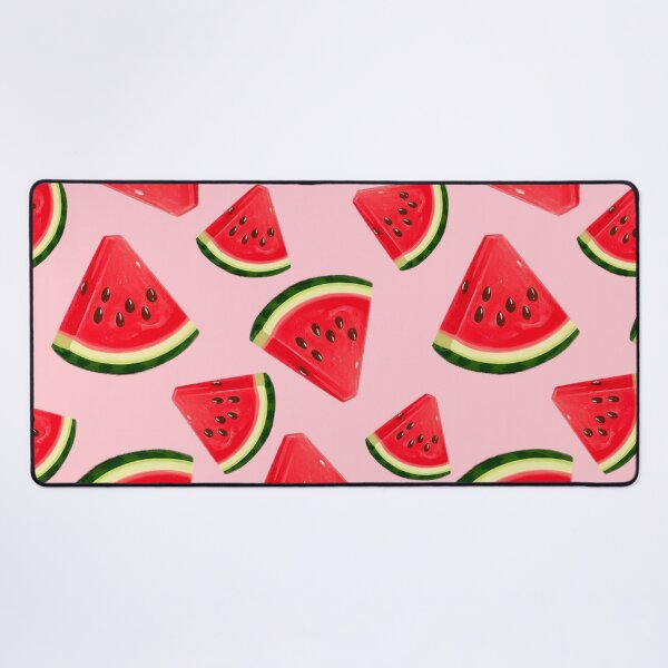 Item preview, Cute Pink Watermelon Pattern | Summer Fruit Illustration Print designed and sold by mashumallow.