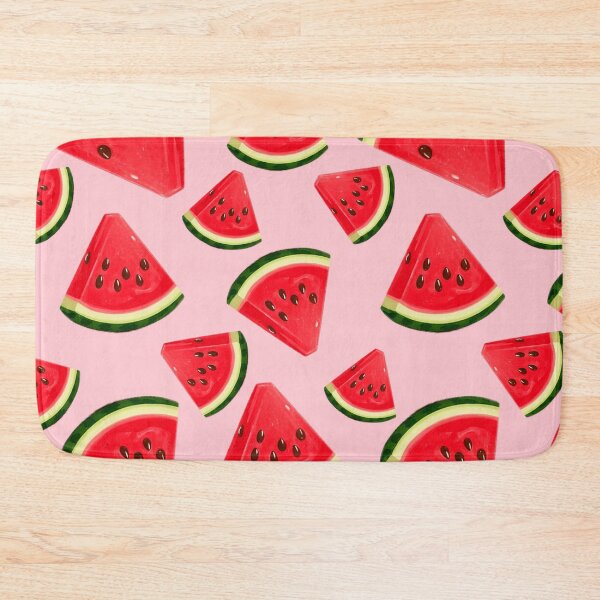 Item preview, Cute Pink Watermelon Pattern | Summer Fruit Illustration Print designed and sold by mashumallow.
