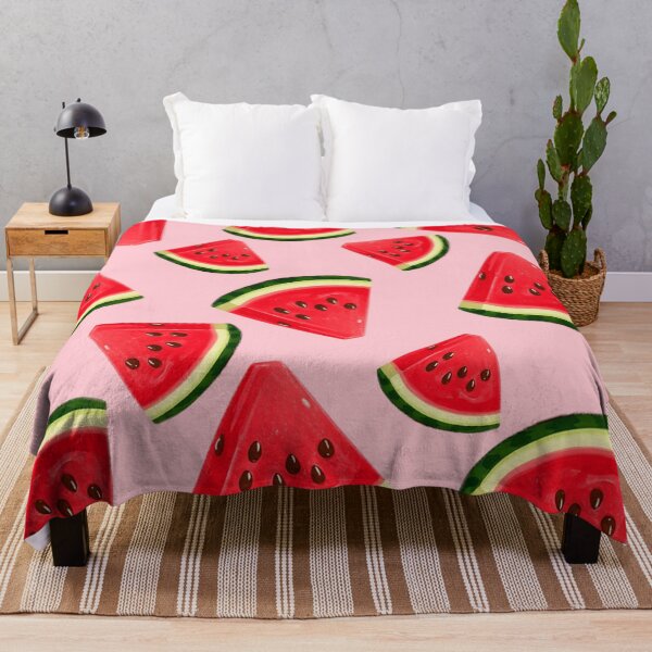Item preview, Cute Pink Watermelon Pattern | Summer Fruit Illustration Print designed and sold by mashumallow.