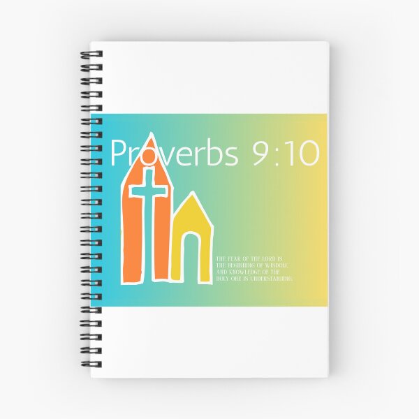 Item preview, Bible Graphic Design - Prverbs 9:10 The Fear of The Lord is The Beginning of Wisdom designed and sold by Boy and Belugee Studio.
