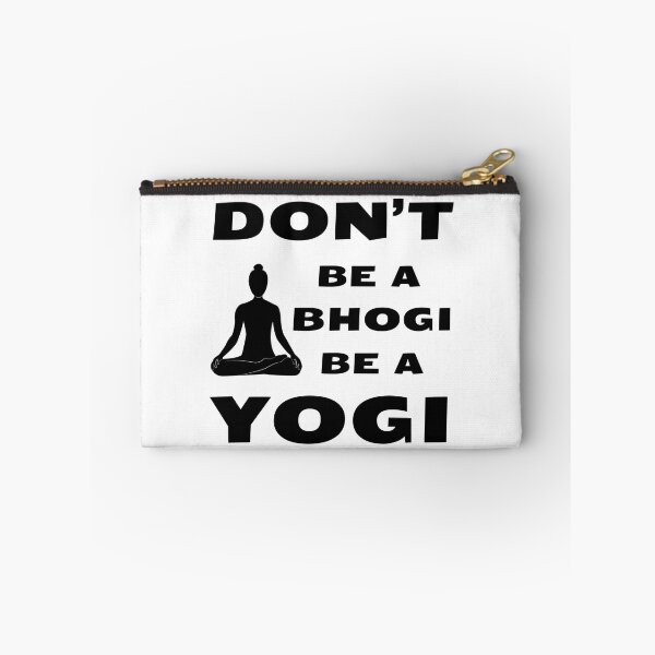 Artikelvorschau, Sei kein Bhogi, sei ein Yogi | Spirituelle Yoga- und indische Philosophie-Textkunst entworfen und verkauft von 22k Lab Studio.