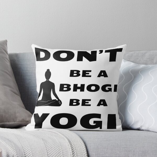 Item preview, Don’t Be a Bhogi, Be a Yogi | Spiritual Yoga & Indian Philosophy Text Art designed and sold by 22k Lab Studio.