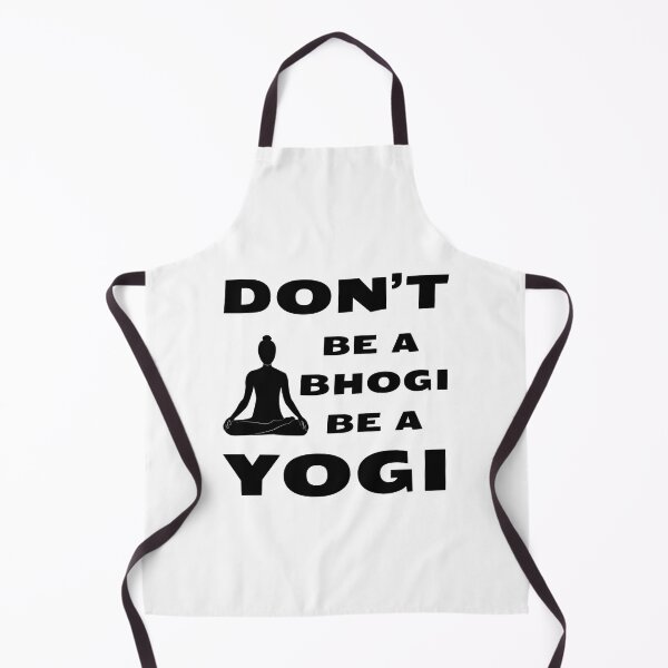Item preview, Don’t Be a Bhogi, Be a Yogi | Spiritual Yoga & Indian Philosophy Text Art designed and sold by 22k Lab Studio.