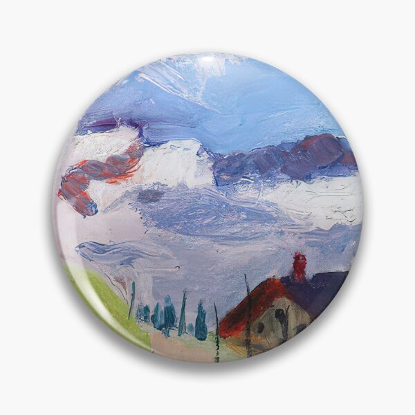Item preview, Swiss landscape 1901 designed and sold by VeilOfPigments.