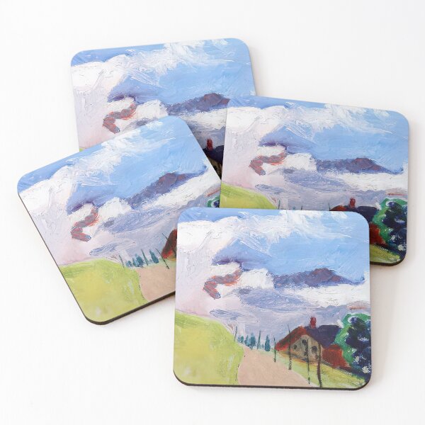 Item preview, Swiss landscape 1901 designed and sold by VeilOfPigments.
