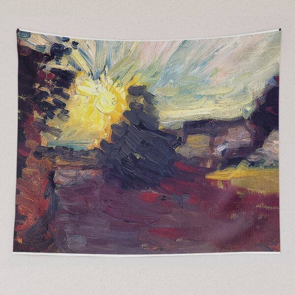 Item preview, Sunset in corsica 1898 designed and sold by VeilOfPigments.