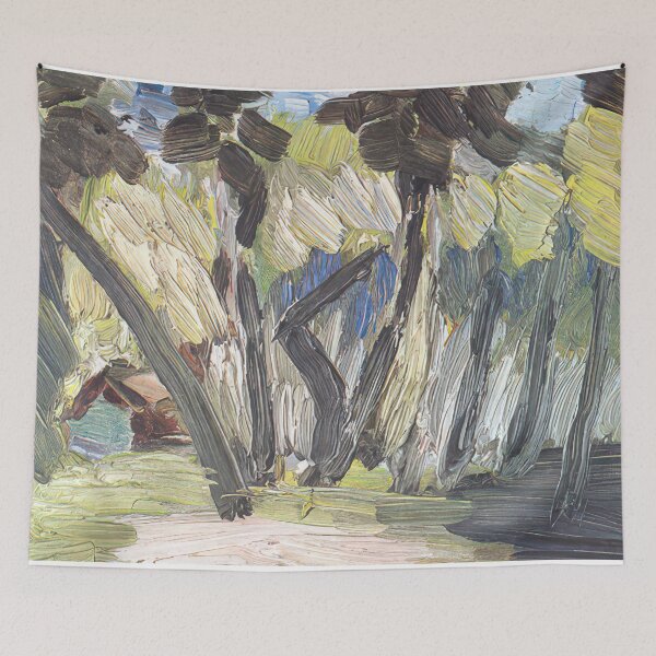 Item preview, Tahiti landscape 1931 designed and sold by VeilOfPigments.