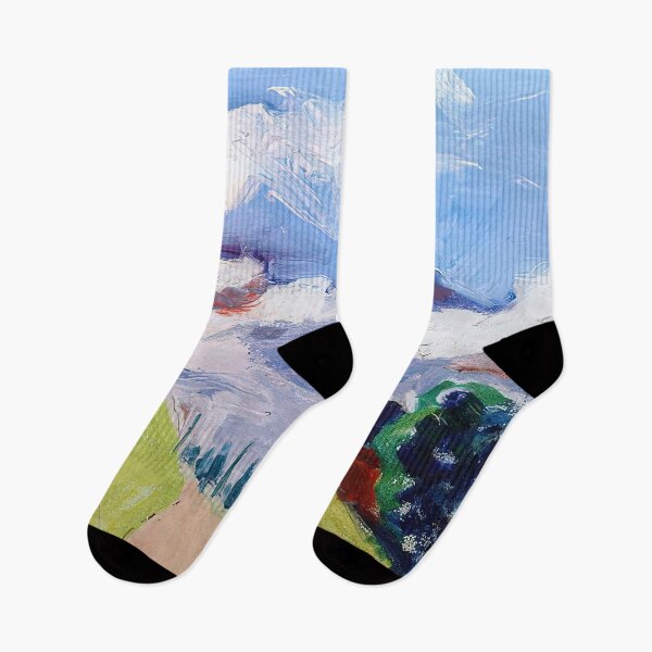 Item preview, Swiss landscape 1901 designed and sold by VeilOfPigments.