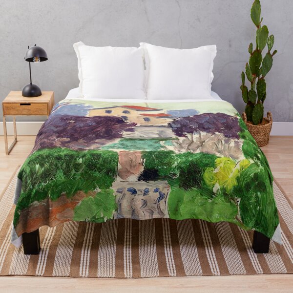 Item preview, The artist s garden at issy les moulineaux 1918 designed and sold by VeilOfPigments.