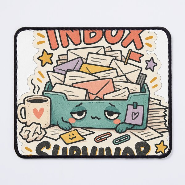 Item preview, Inbox Survivor Office Humor designed and sold by sublidesign.