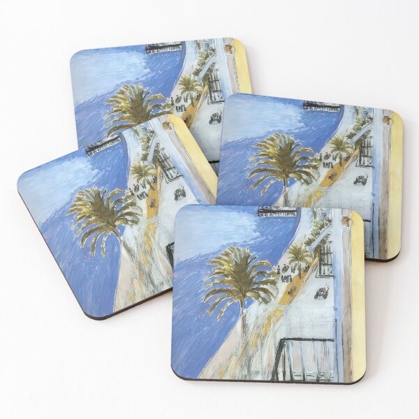 Item preview, The bay of nice 1918 designed and sold by VeilOfPigments.