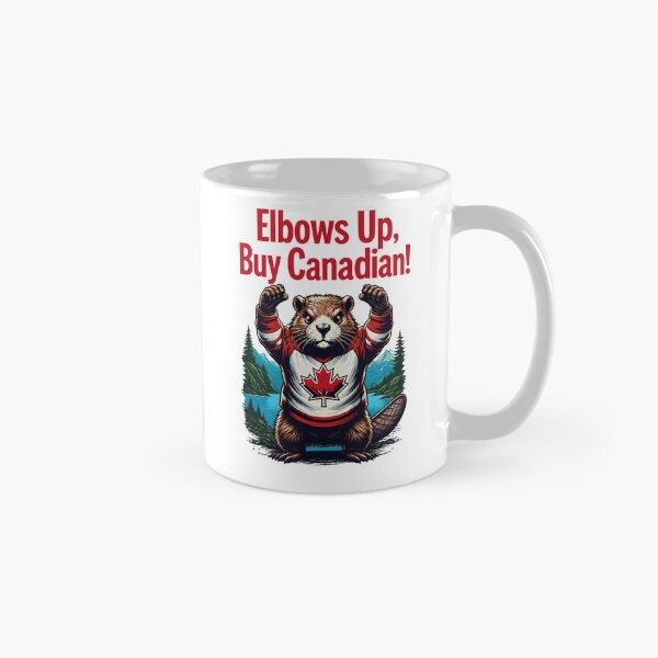 Item preview, Elbows Up, Buy Canadian - Beaver designed and sold by Flowercita.