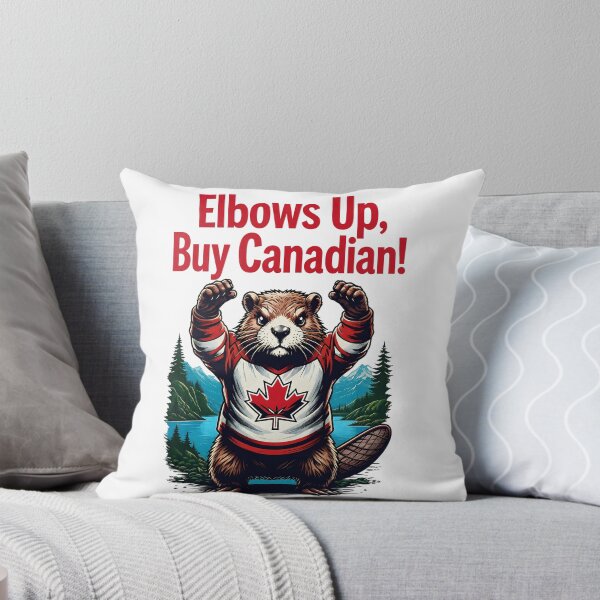 Item preview, Elbows Up, Buy Canadian - Beaver designed and sold by Flowercita.