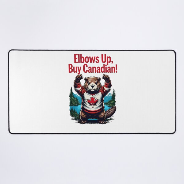 Item preview, Elbows Up, Buy Canadian - Beaver designed and sold by Flowercita.