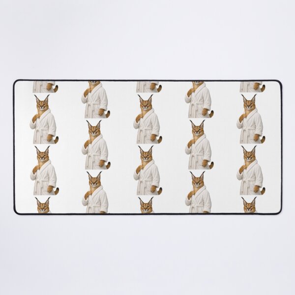 Item preview, Caracal Fluffy Bathrobe designed and sold by Sillytoe.