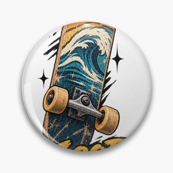 Item preview, Retro Skateboard Good Vibes designed and sold by Gillfamilystore.