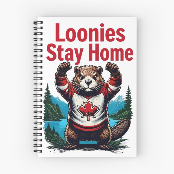 Item preview, Loonies Stay Home - Beaver designed and sold by Flowercita.