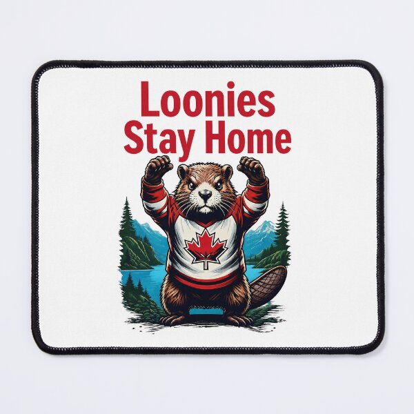 Item preview, Loonies Stay Home - Beaver designed and sold by Flowercita.