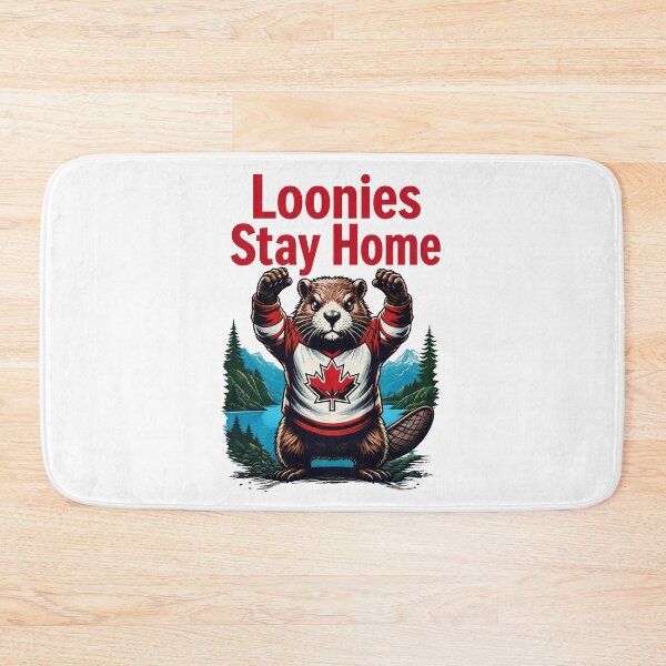 Item preview, Loonies Stay Home - Beaver designed and sold by Flowercita.
