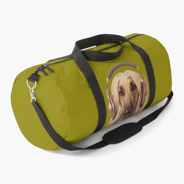 Item preview, Dapper Afghan Hound with Bronze Headphones designed and sold by Sulco Design.