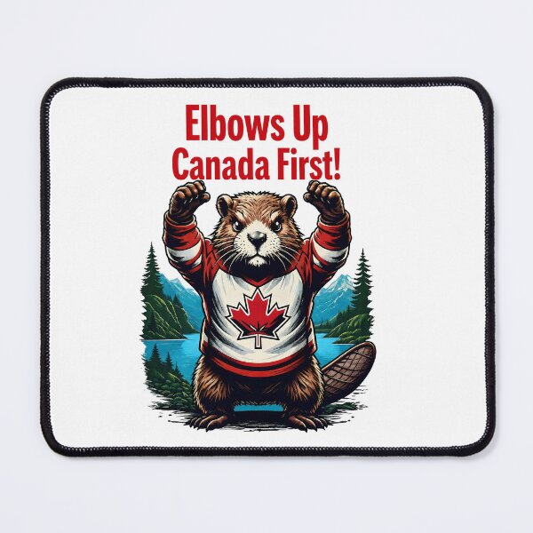 Item preview, Elbows Up, Canada First - Beaver designed and sold by Flowercita.