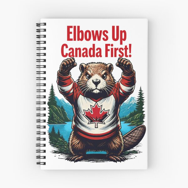 Item preview, Elbows Up, Canada First - Beaver designed and sold by Flowercita.