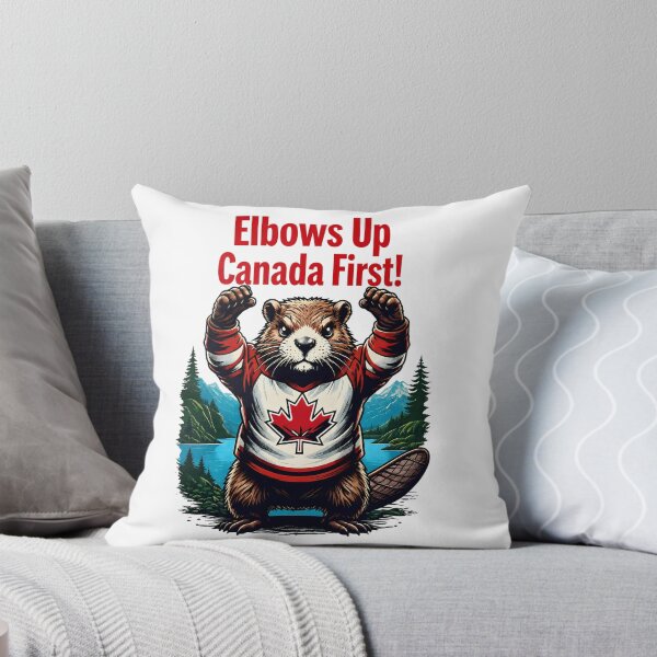 Item preview, Elbows Up, Canada First - Beaver designed and sold by Flowercita.